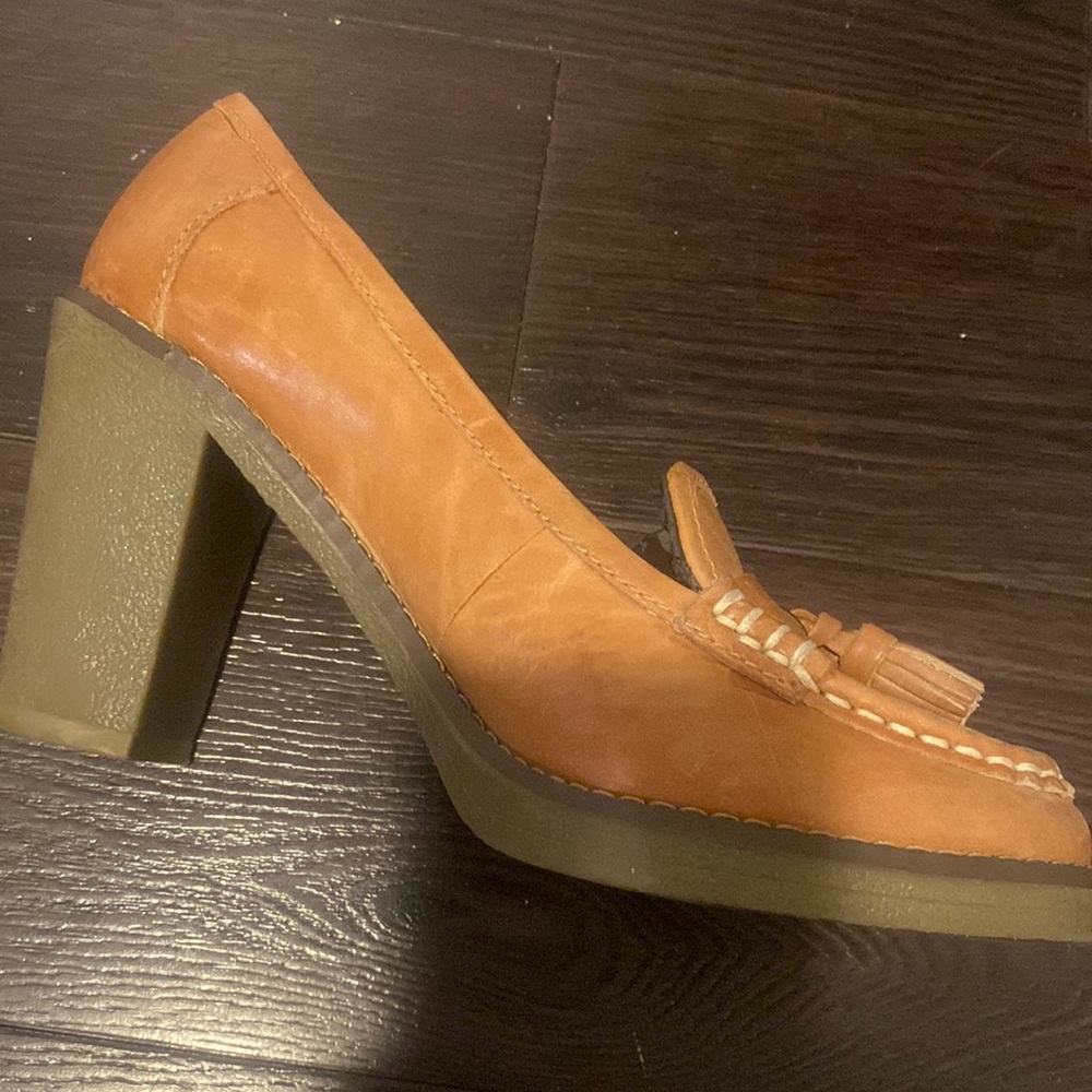 Tommy Hilfiger Brown Mules with Tassel Detail